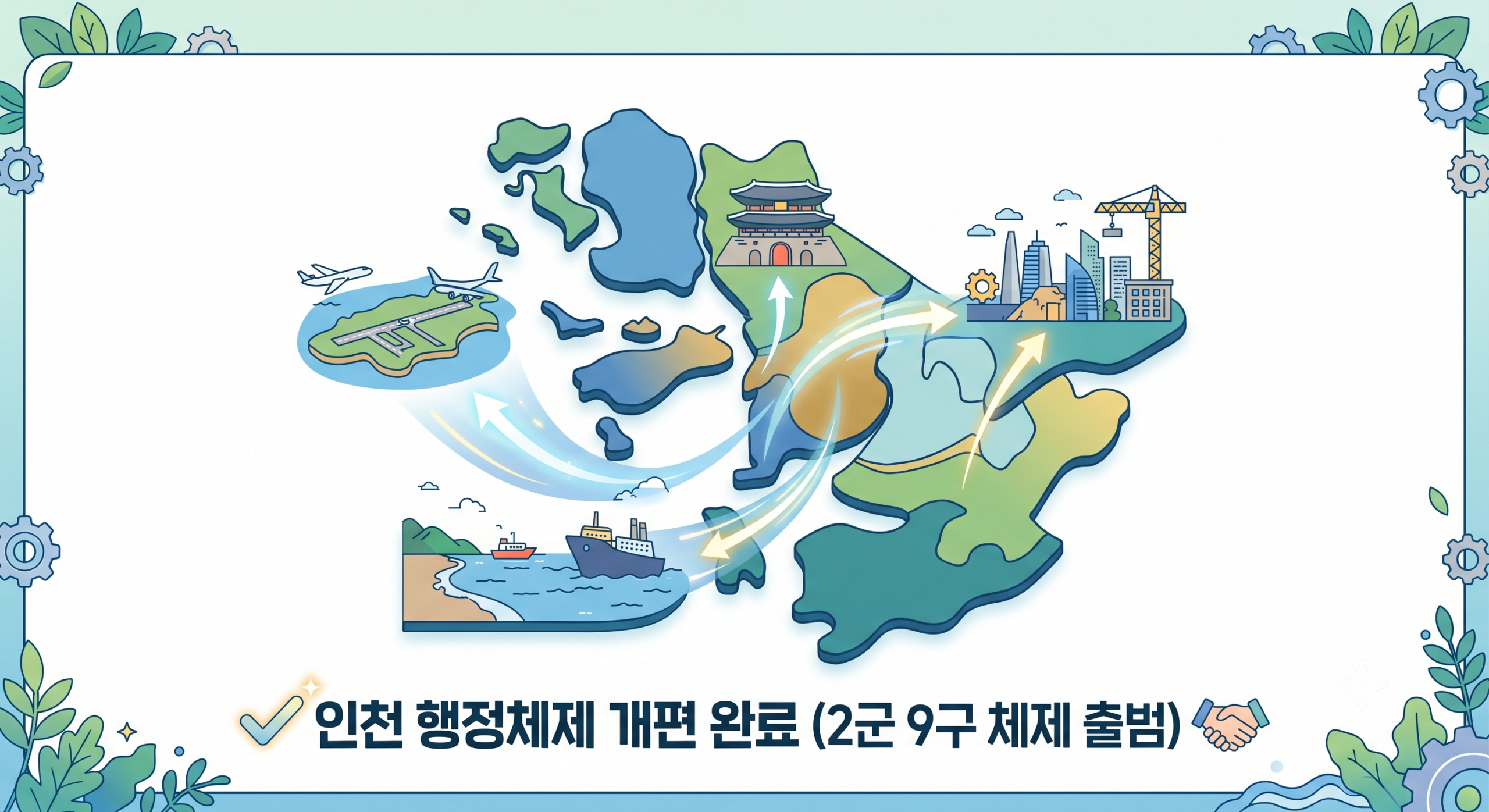 인천 행정구역 개편 (26.7.1 시행) - 부동산이야기